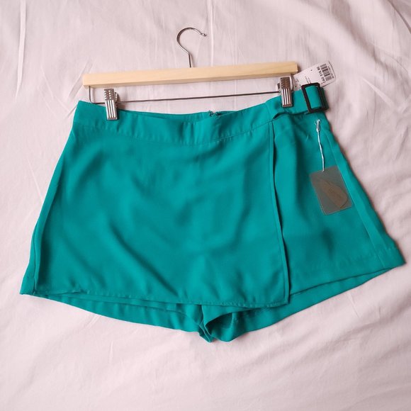 Forever 21 Teal Skort - Picture 4 of 8